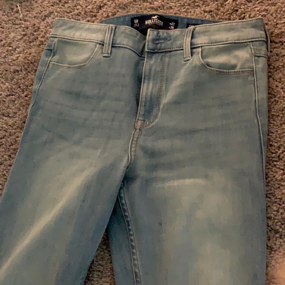 High waisted distressed Hollister Jeans